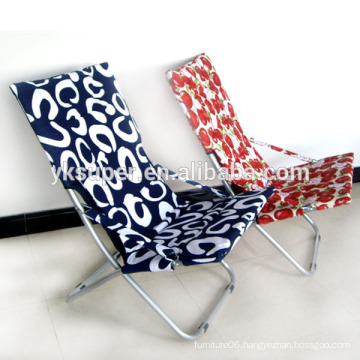 Outdoor Furniture Beach Sun Lounger Folding Metal Chair / Beach Chair